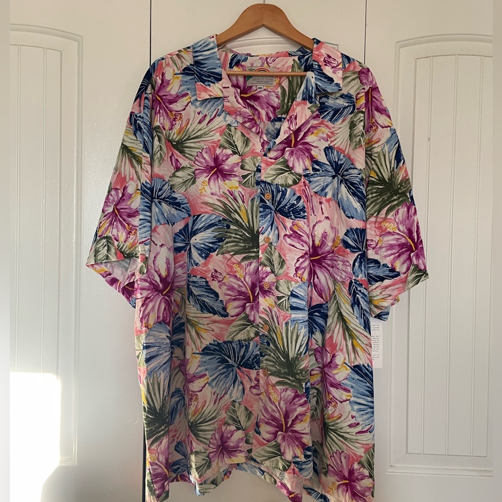 Paradise Found Men’s Hawaiian Shirt